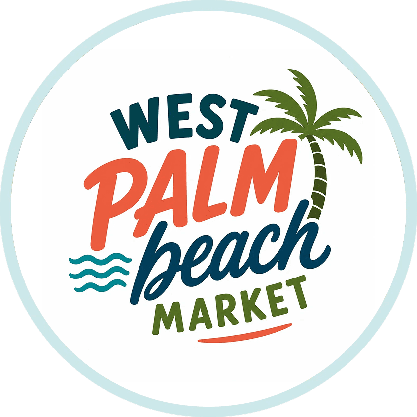West Palm Beach Market logo with palm tree
